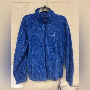 Columbia Vibrant Blue Textured Jacket